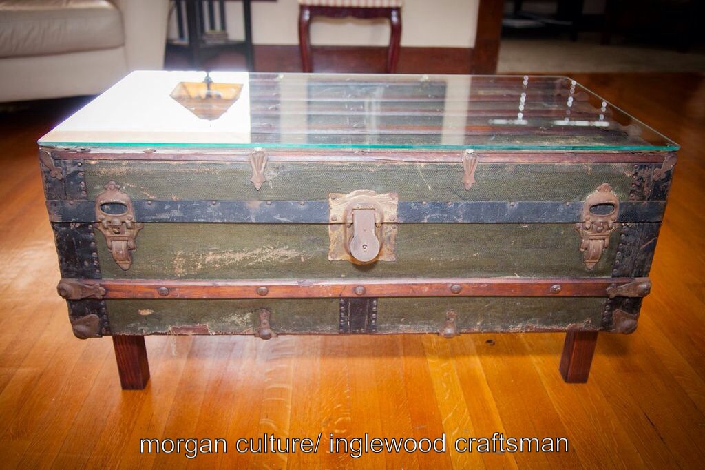 DIY Steamer Trunk Coffee Table Inglewood Craftsman Home